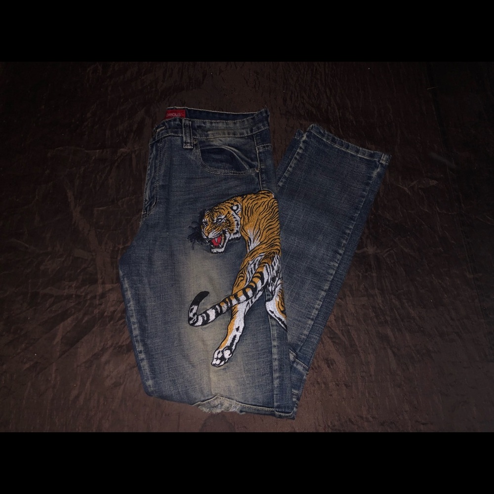Tiger patch Jeans